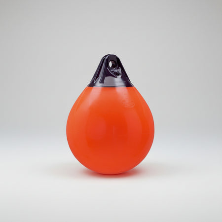 Polyform Norway Kugelfender A-Serie - Runder Bootsfender Blau/Weiß/Schwarz/Rot rot