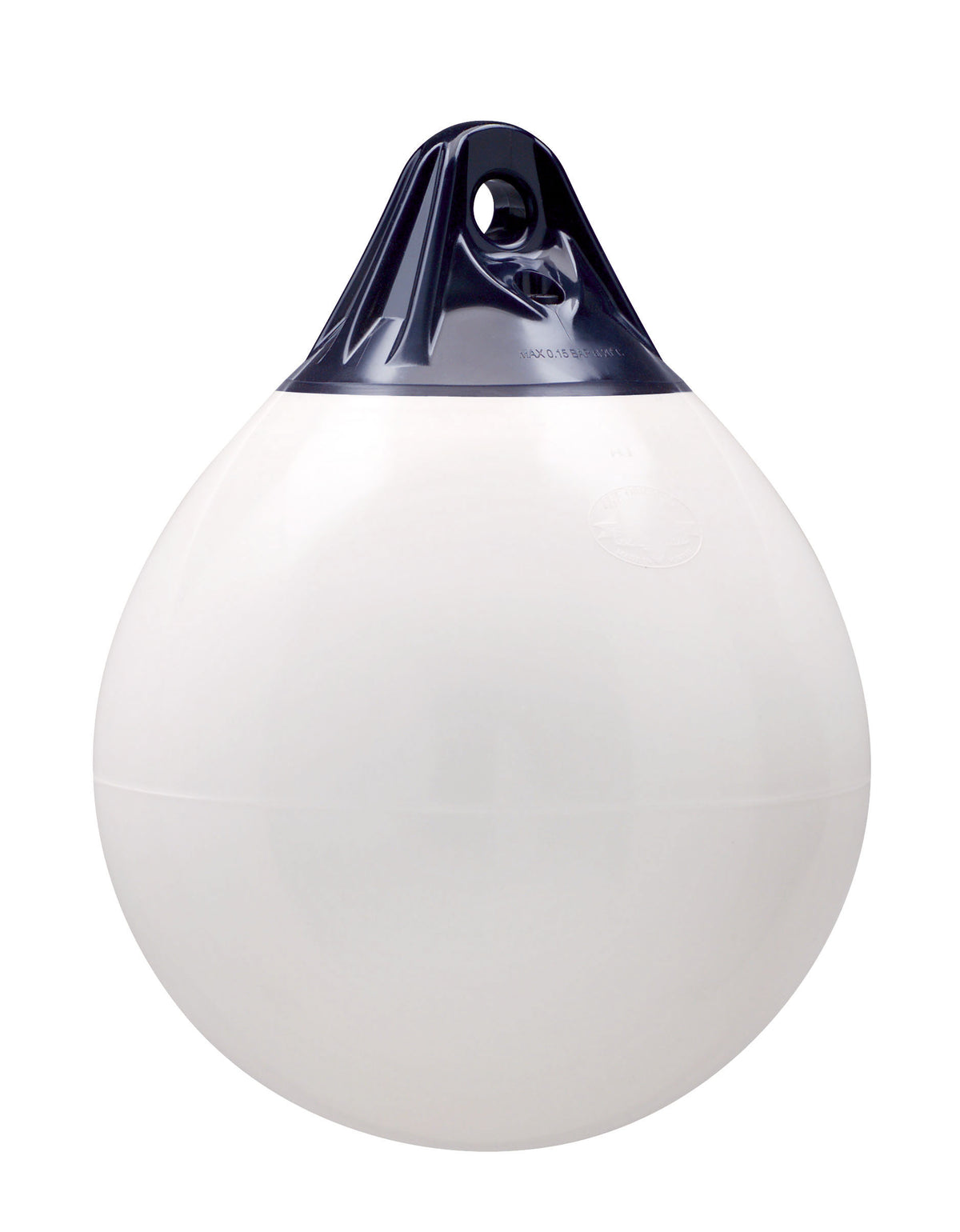 Polyform Norway Kugelfender A-Serie - Runder Bootsfender Blau/Weiß/Schwarz/Rot