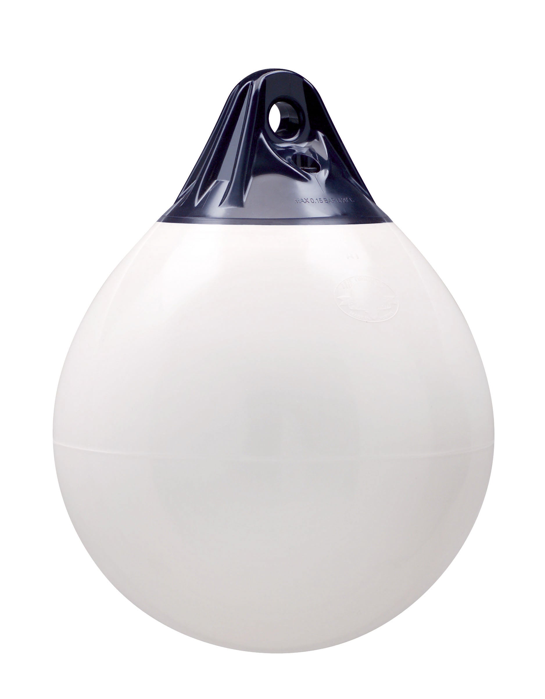 Polyform Norway Kugelfender A-Serie - Runder Bootsfender Blau/Weiß/Schwarz/Rot