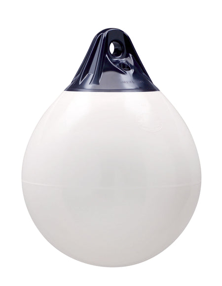 Polyform Norway Kugelfender A-Serie - Runder Bootsfender Blau/Weiß/Schwarz/Rot