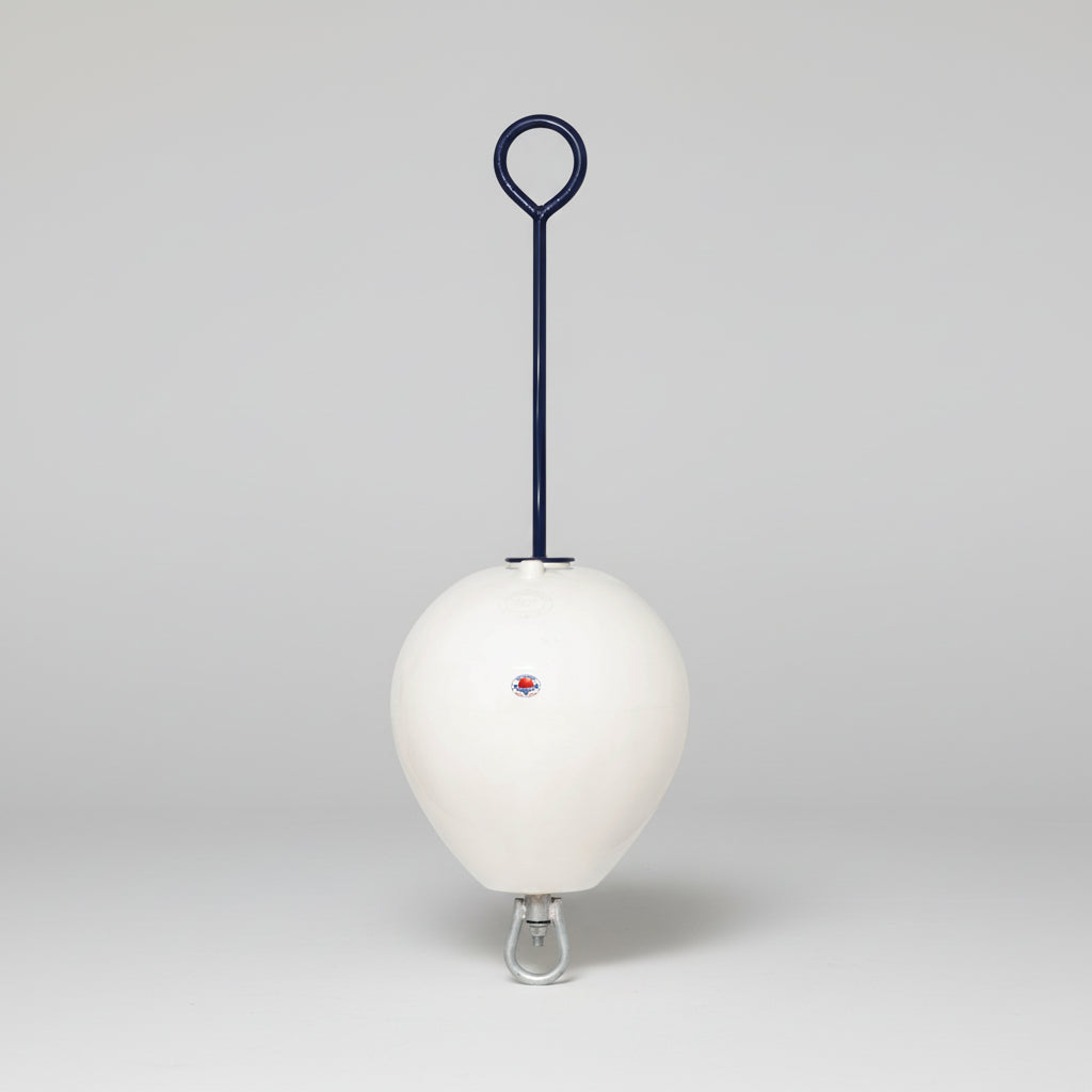 Polyform Norway Festmacherboje CCD-Serie mit Stangenset - Mooring Buoy Rot/Weiß weiß