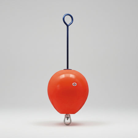 Polyform Norway Festmacherboje CCD-Serie mit Stangenset - Mooring Buoy Rot/Weiß rot