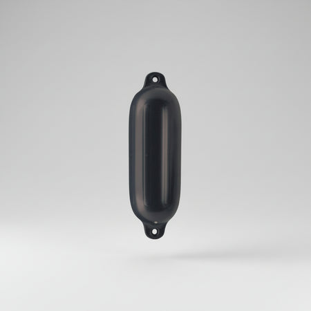 Polyform Norway Fender G-Serie - Leichter Bootsfender mit Verstärkungsrippen Blau/Weiß/Schwarz schwarz