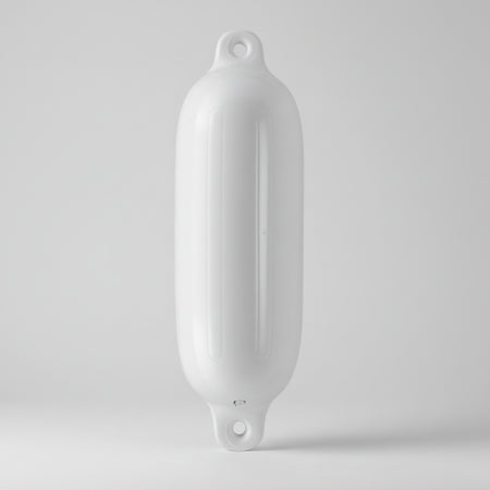 Polyform Norway Fender G-Serie - Leichter Bootsfender mit Verstärkungsrippen Blau/Weiß/Schwarz weiß