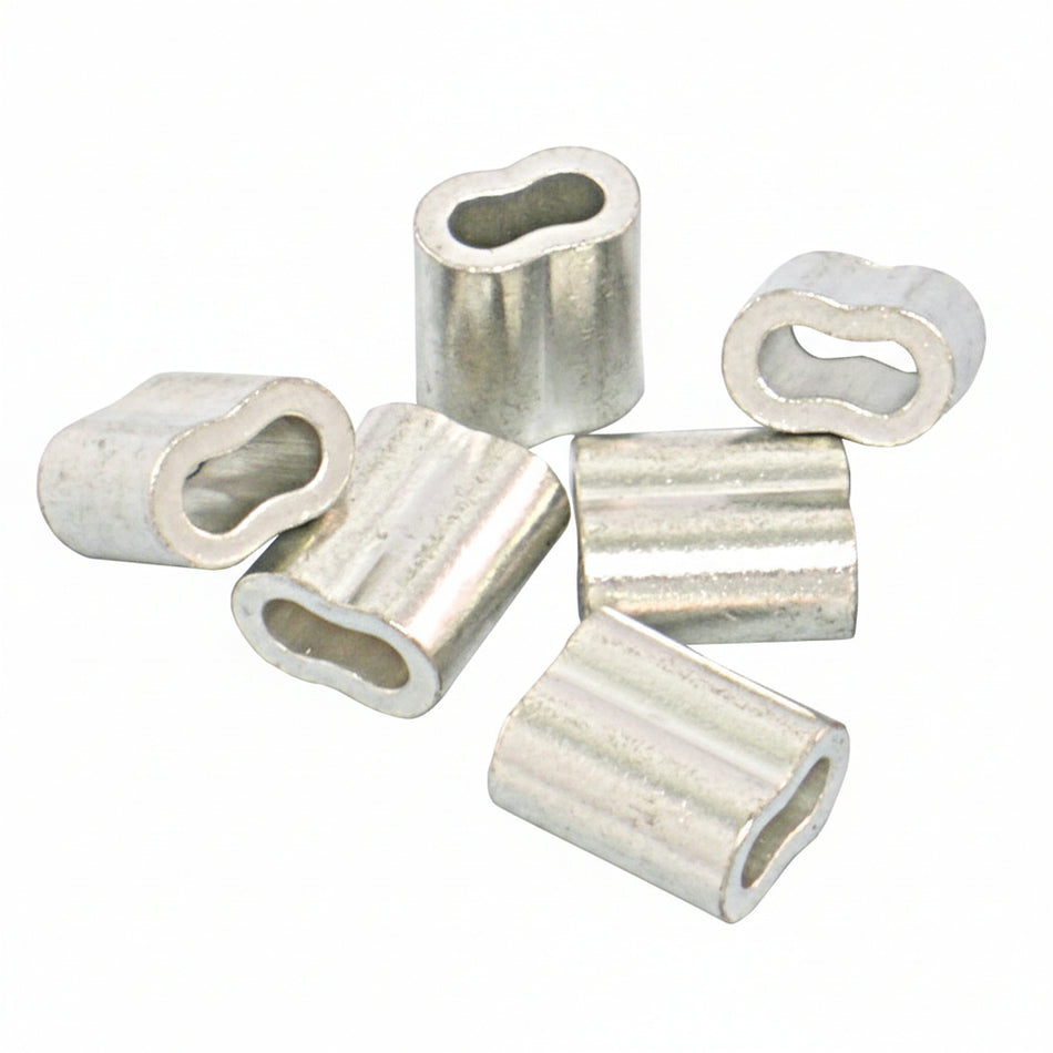 Verzinnte Kupfer-Presshülsen oval für Spleiße - Mil.Spec. MS51844