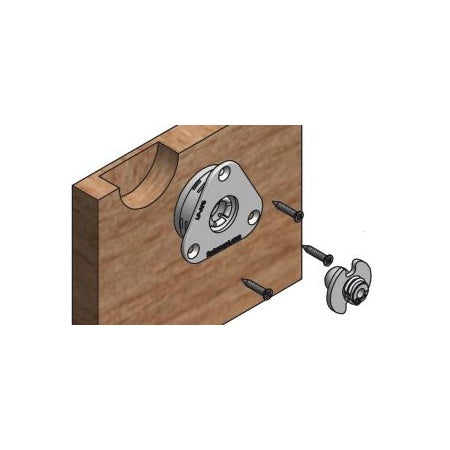 TRUDESIGN FASTMOUNT Low Profile Selbstausrichtende Buchse NZLPAF8 - Zum Anschrauben