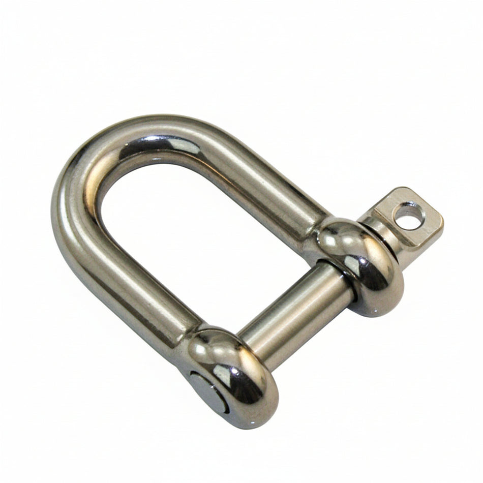 Schäkel PETERSEN - geschmiedet, Edelstahl - gerade Form (D-Form)