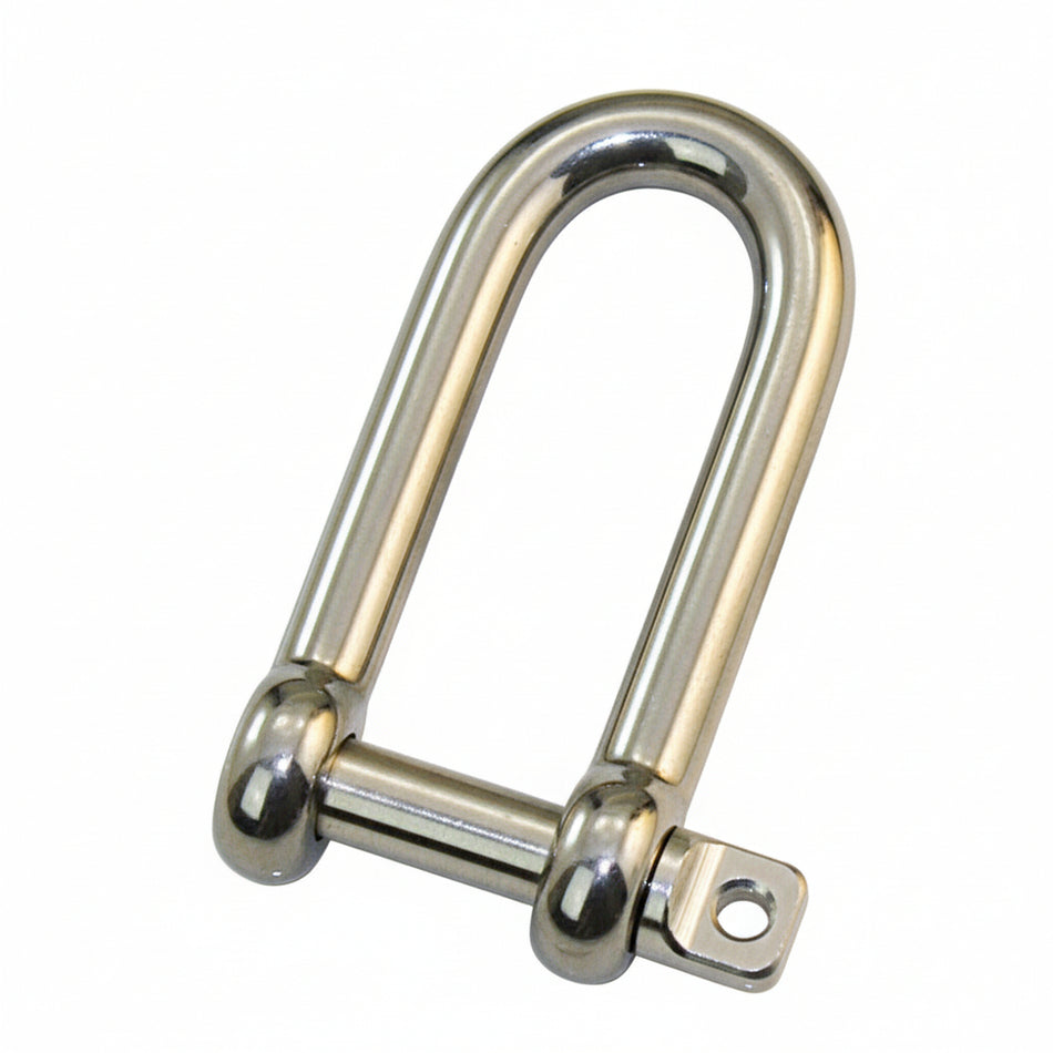 Schäkel PETERSEN - geschmiedet, Edelstahl - gerade Form, lang