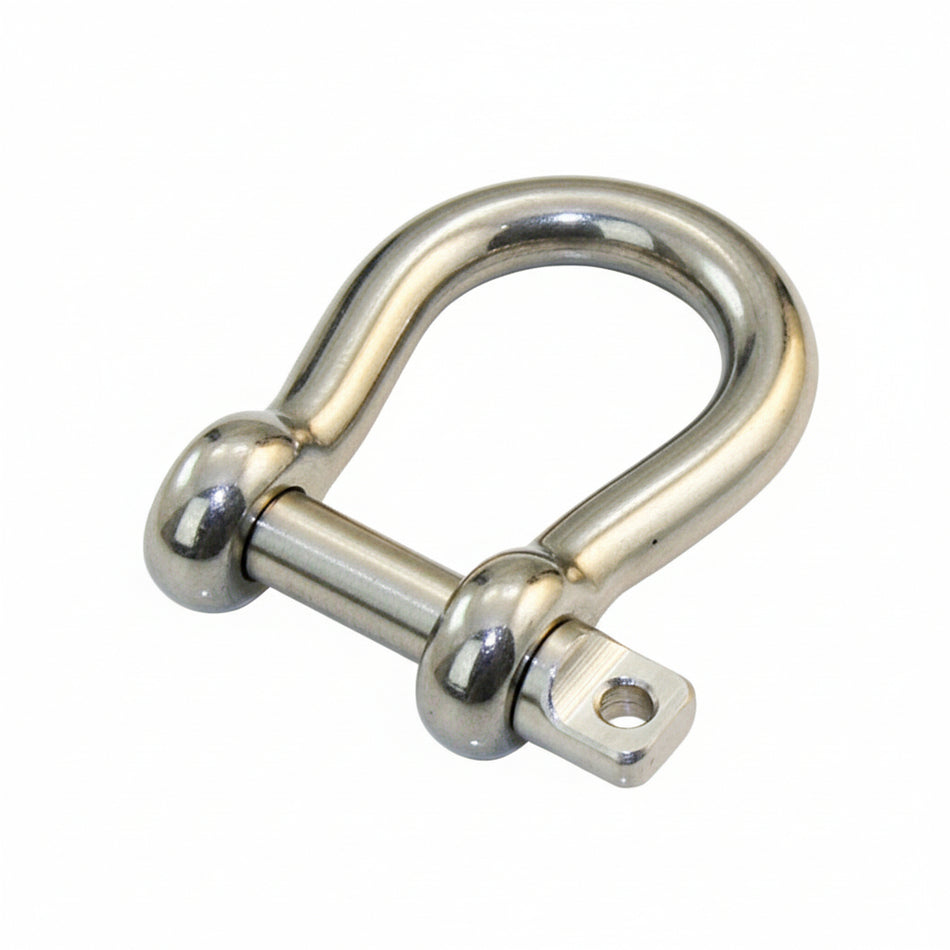 Schäkel PETERSEN - geschmiedet, Edelstahl - geschweifte Form