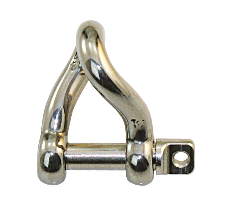 Schäkel PETERSEN - geschmiedet, Edelstahl - gedrehte Form