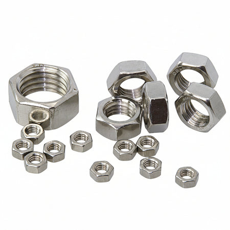 Wantenspanner Muttern metrisches Gewinde - M5 bis M20 - Sicherungsmuttern mit geringen Außenmaßen