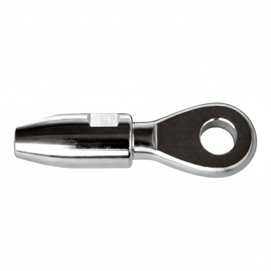 Schraubterminals BLUE WAVE CONE Augterminals Edelstahl AISI316 - für 1x19 Drahtseile