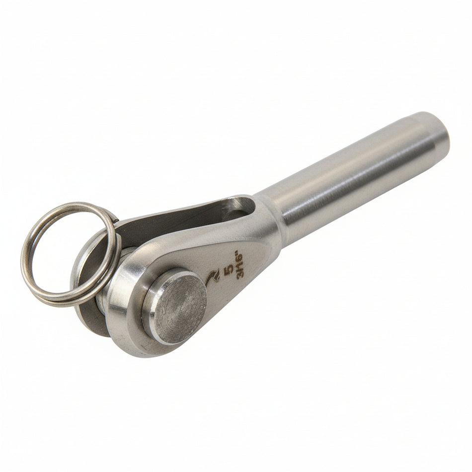 BLUEWAVE Gabelterminals Schlanke Form Edelstahl AISI316L A4L - 2,5-5mm Drahtseil