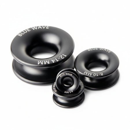 Seil-Rundkauschen BLUEWAVE - Aluminium mit PTFE Beschichtung