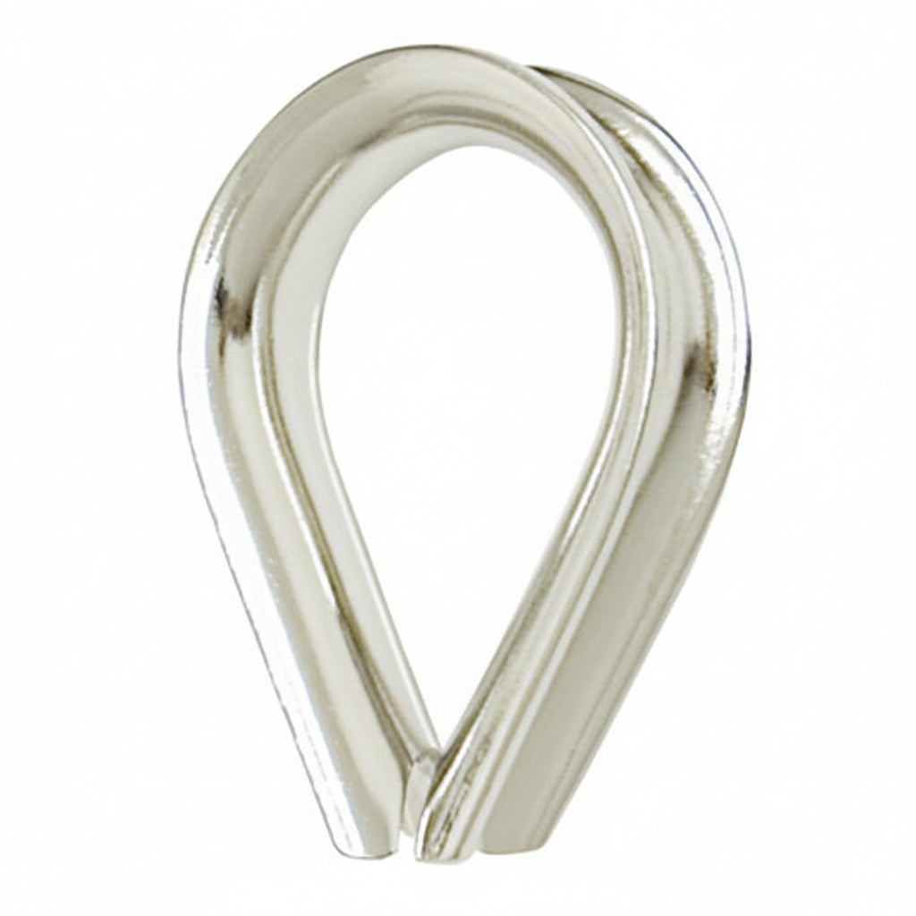 Presskauschen Edelstahl - 19 Größen von 2-24 mm Drahtseil