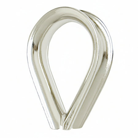 Presskauschen Edelstahl - 19 Größen von 2-24 mm Drahtseil