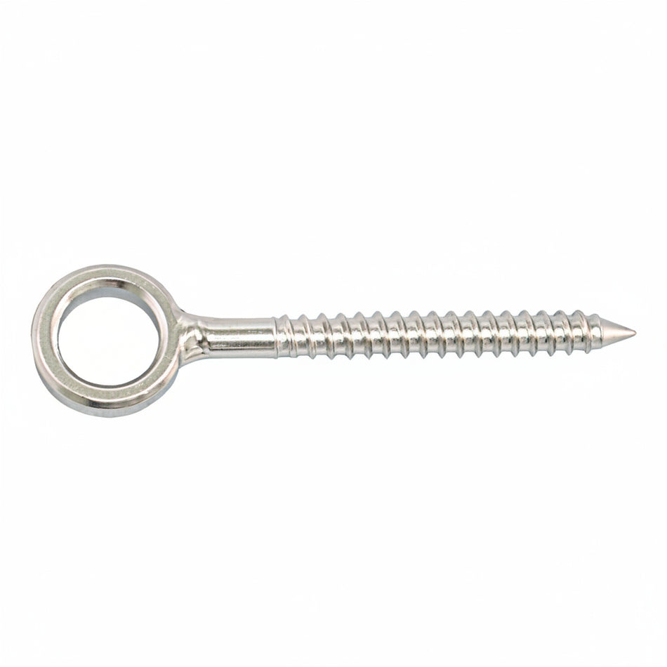 Ringschrauben ohne Beffe Edelstahl 1.4301 - Geschweißt - 6mm & 8mm