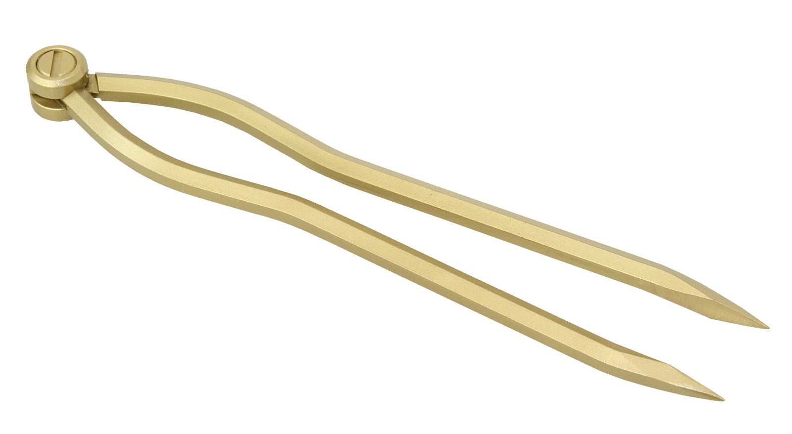 Marinezirkel klassisch 185mm messingfarben matt mit Etui