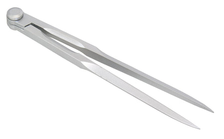 Marinezirkel klassisch 180mm nickelfarben matt mit Etui