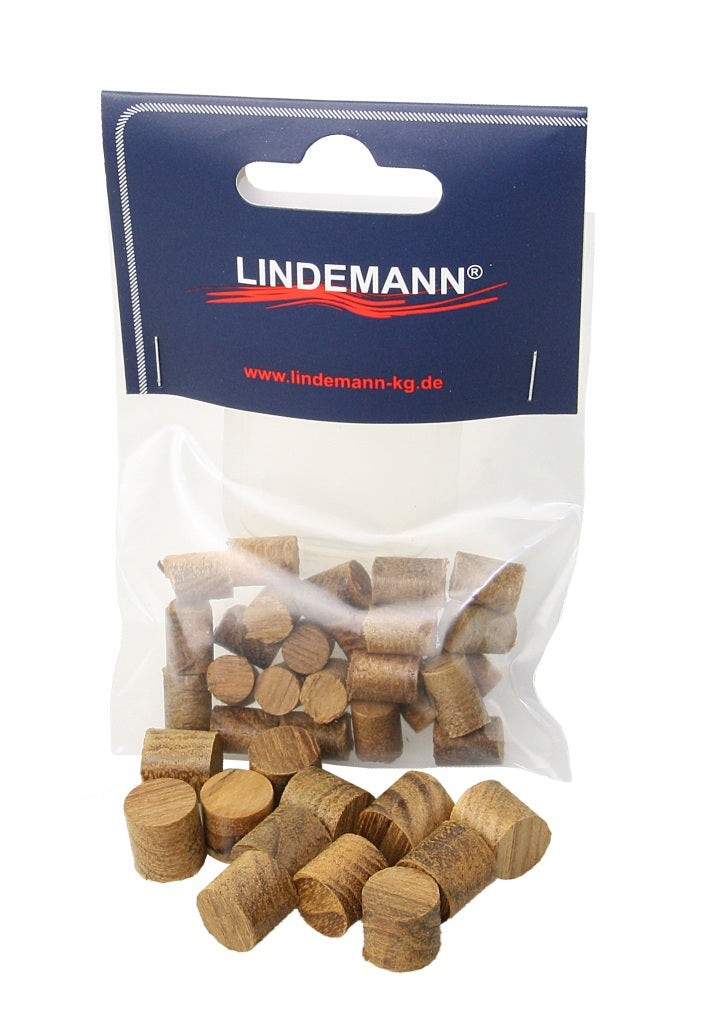 Teakholz-Propfen/Stopfen – Ø 8/10/12mm – SB-Pack – Schraubenlöcher abdecken