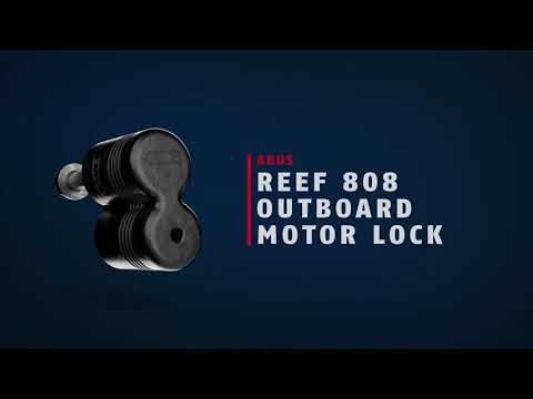 ABUS 808 Reef outboard motor lock M12 for bolted outboard motors