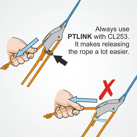 CL253AN Trapez- und Niederholer harteloxiert Aluminium 4-8mm