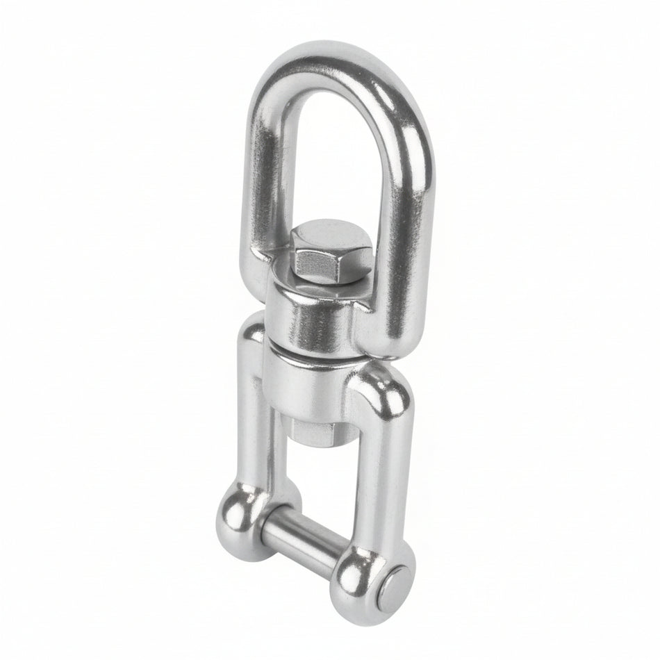 Wirbelschäkel Auge-Gabel Innensechskant Edelstahlguss A4 - Fern-Ost-Import - 5-8mm