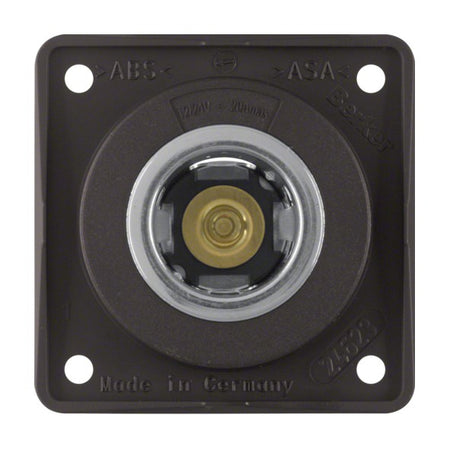 BERKER Steckdose Integro-Modul 12-24V 20A - 4-Loch Schraubbefestigung braun matt