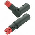 Universalstecker winkelbar 12/24V 8A mit Sicherung Bajonettverrasterung
