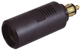 Adapter Normstecker auf Zigarettenanzünder 12/24V 8A 6 - 24V - 8A Adapterstecker