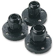 QUICK Kabeldurchführung Kunststoff/Gummi - für Kabel - 2 Stück SB-Pack