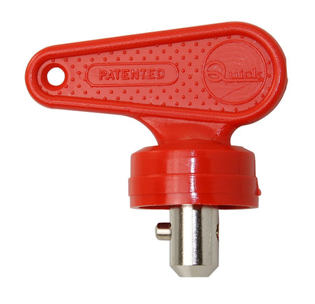 QUICK Ersatz-Schlüssel für Batterieschalter schwarz rot