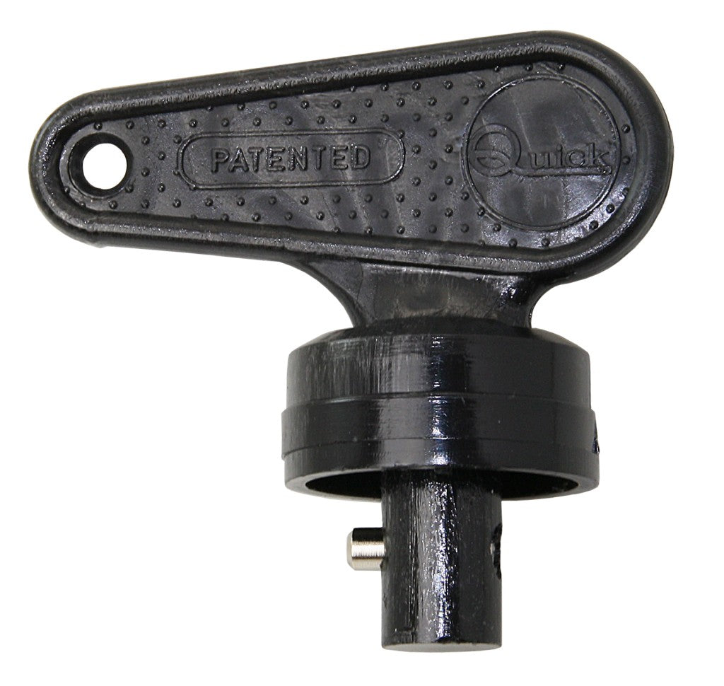 QUICK Ersatz-Schlüssel für Batterieschalter schwarz schwarz