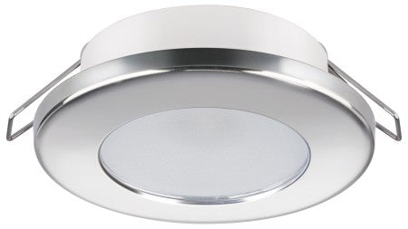 QUICK LED-Deckenleuchte Club TED C A4 12/24V 72mm, warmweiß, poliert