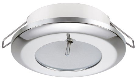 QUICK LED-Deckenleuchte Selene C A4 12/24V 77mm, warmweiß, poliert