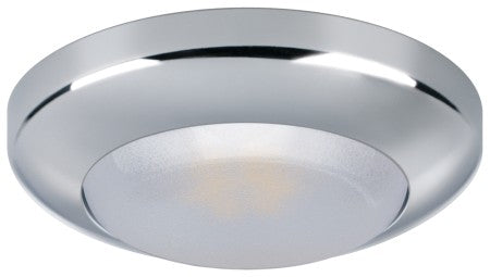 QUICK LED-Deckenleuchte Mirò Kunststoff/Cr 12V 64mm, warmweiß, chrom