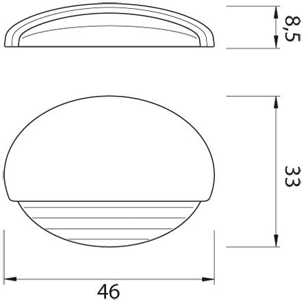 QUICK LED-Stufen-/Bodenleuchte Eyelid Kunststoff 12/24V tageslicht, weiß