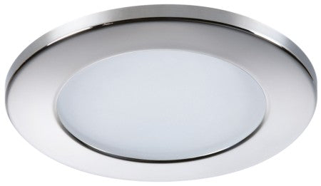 QUICK LED-Deckenleuchte Thekla Lux A4 12/24V 155mm, warmweiß/rot, poliert
