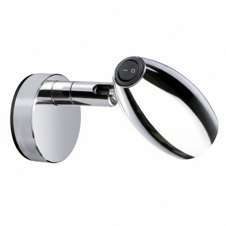 QUICK Olivia LED-Leseleuchte 12/24V Alu/Chrom warmweiß flexibel