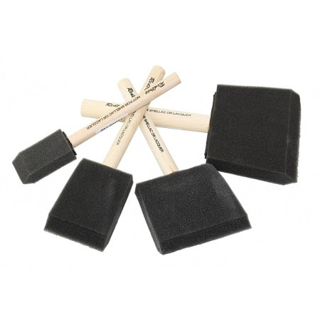 REDTREE Schaumstoffpinsel - Für Lackierarbeiten, Lasuren & Teak Öl