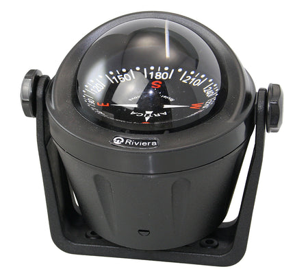RIVIERA BUSSOLA BA2 Kompass 70mm mit Haltebügel - LED-Beleuchtung mit entspiegelter Glaskuppe