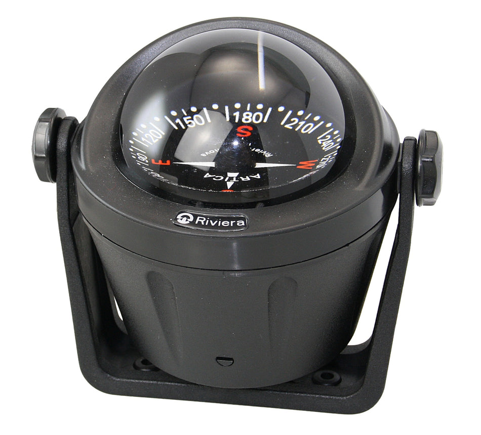 RIVIERA BUSSOLA BA2 Kompass 70mm mit Haltebügel - LED-Beleuchtung mit entspiegelter Glaskuppe