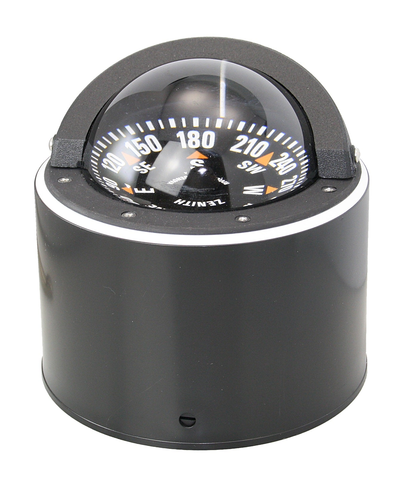 RIVIERA ZENITH BZ3 Kompass 80mm Aufbauversion - LED-Beleuchtung mit entspiegelter Glaskuppe