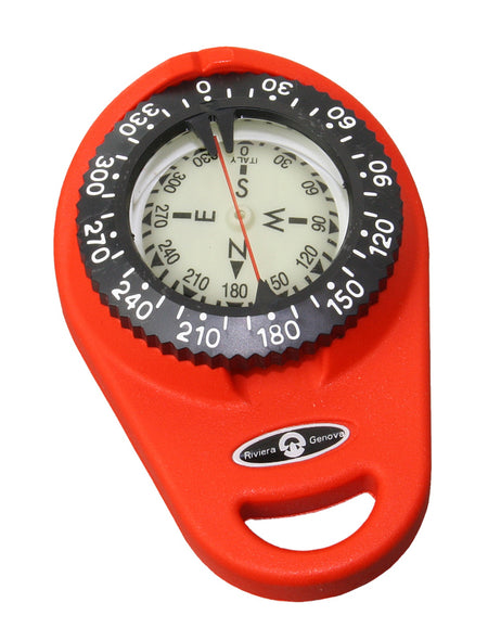 RIVIERA CONTEST 101 Handkompass 47,6mm - Schwimmfähiger Peilkompass in 4 Farben rot