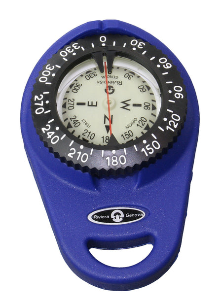 RIVIERA CONTEST 101 Handkompass 47,6mm - Schwimmfähiger Peilkompass in 4 Farben blau