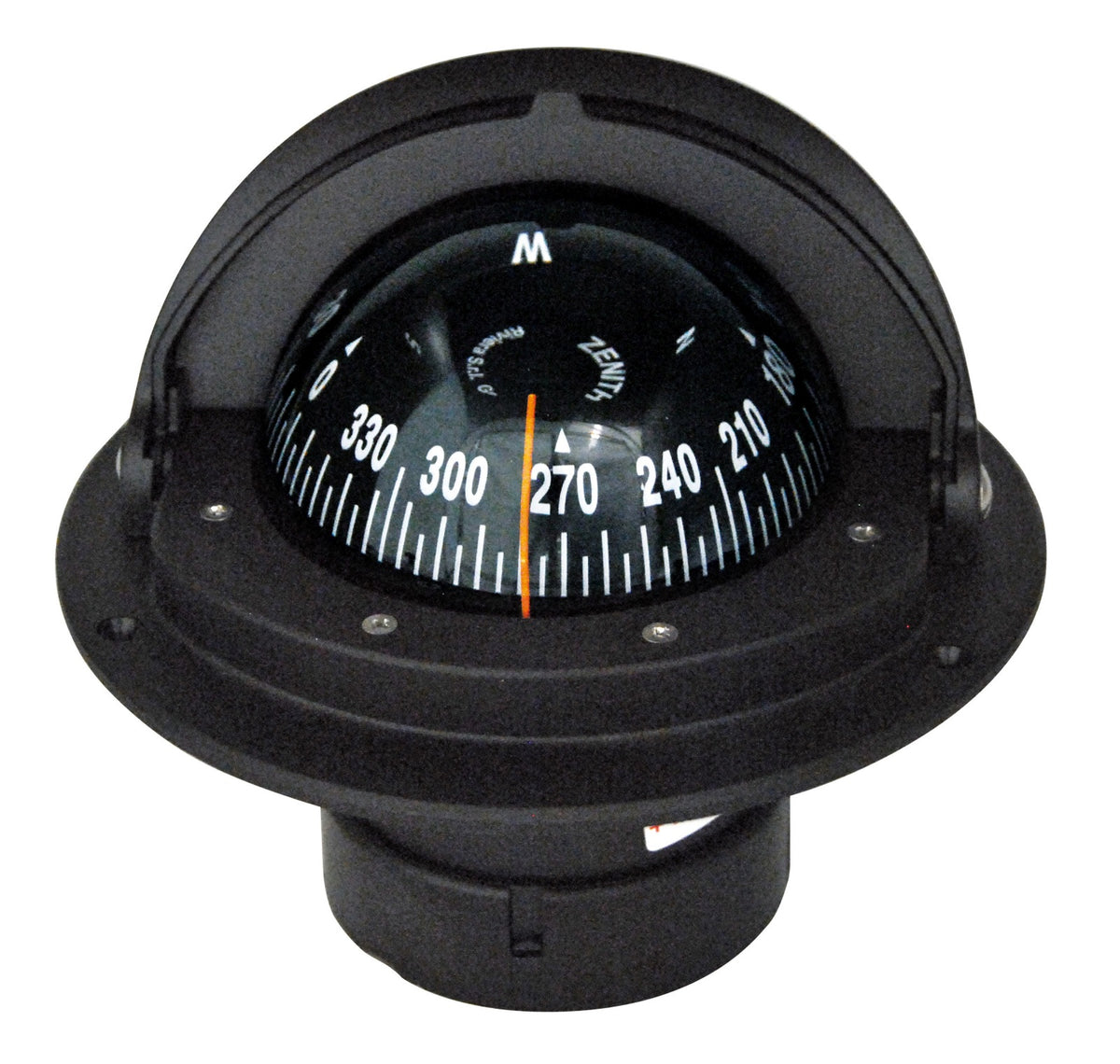 RIVIERA ZENITH BZ4 Kompass 80mm - Einbaukompass mit LED-Beleuchtung und Schutzabdeckung