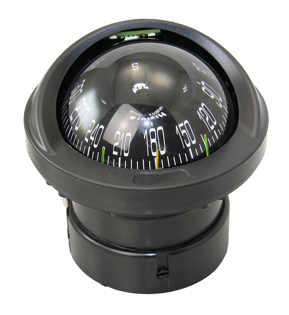 RIVIERA BUSSOLA BA1 slim Kompass 70mm - Flacher Einbaukompass mit LED-Beleuchtung