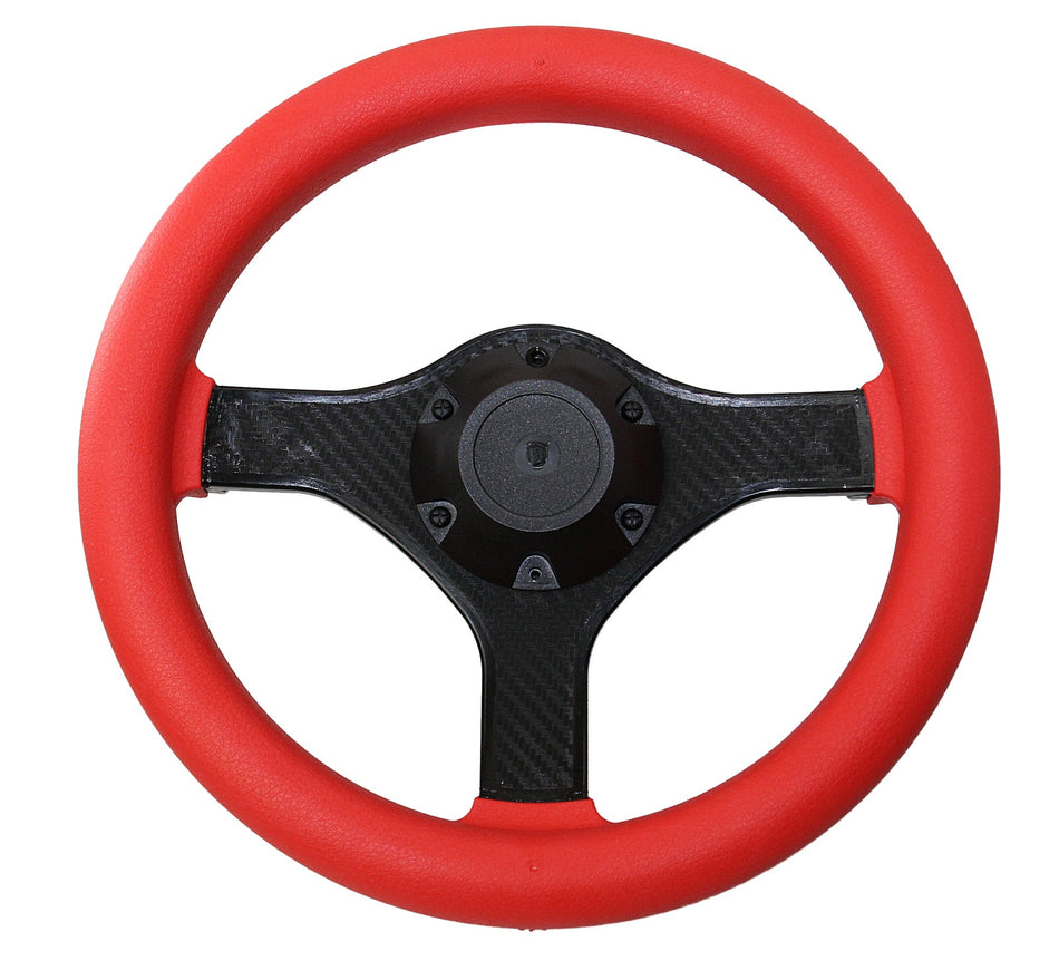 RIVIERA Steuerrad VR00 PP/Megol 280mm schwarz/weiß/rot/blau rot