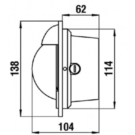 RIVIERA POLARE BP1 Kompass 80mm schwarz - Schottkompass mit LED-Beleuchtung und Krängungsmesser
