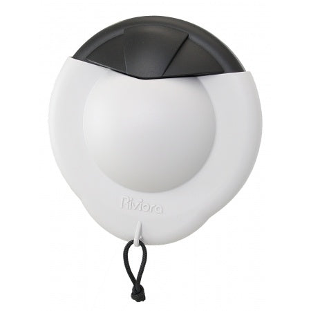 RIVIERA POLARE BP1 Kompass 80mm schwarz - Schottkompass mit LED-Beleuchtung und Krängungsmesser